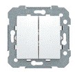 Doble Interruptor  BJC VIVA en Blanco ref: 23509