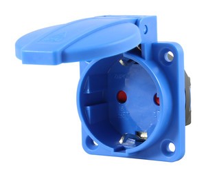 Base de enchufe emp.ind.16A.2P+T.IP44