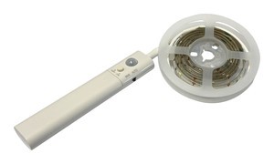 Kit Luz nocturna tira LED a pilas