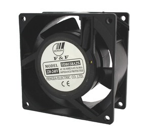 Ventilador 80x80, 220VAC,cojinetes fricc