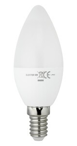 Bombilla LED VELA.E14.5W.Luz DIA