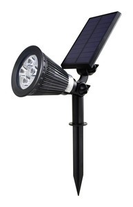 Estaca LED solar 2w para jardín. RGB.
