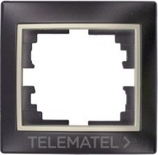 MARCO 1 ELEMENTO 83x81x10 NEGRO