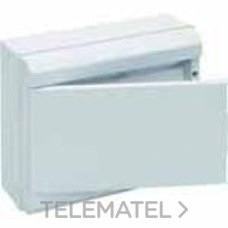 CAJA DISTRIBUCIÓN 240x192x68mm 12 ELEMENTOS GRIS PUERTA TRANSPARENTE
