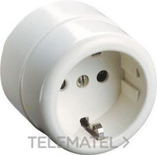 BASE BIPOLAR CON TT LATERAL 10/16A 250V