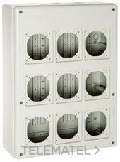 CAJA ESTANCA 821PV9 PARED LATERAL PRETROQUELADO