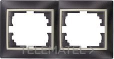 MARCO 2 ELEMENTOS 154x81x10 NEGRO