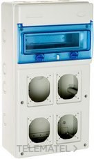 CAJA 11 ELEMENTOS 1311PV4 CIERRE MANETA PLÁSTICO