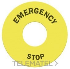 ETIQUETA PARA PARO DE EMERGENCIA
