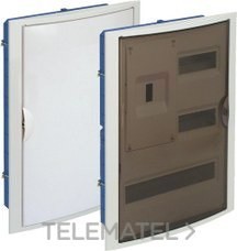 CAJA DISTR.EMP.TAB.HUECO 30 EL.+4 PCTB.320x528x86 MO.BL PTA.FUMÉ