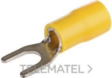 TERMINAL HORQUILLA DIÁMETRO 5,5mm DE 4 A 6mm² AMARILLO (BOLSA 50u)