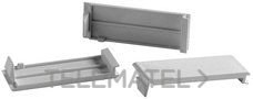 TAPA CUBRE HUECOS 1 MÓDULO COLOR GRIS