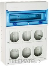 CAJA ESTANCA 1316PV6 PARED LATERAL PRETROQUELADO