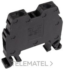 BORNE PARA CARRIL DIN 35mm² TORNILLO NEGRO