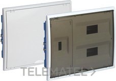 CAJA DISTR.EMP.TAB.HUECO 24 EL.+4 PCTB.400x320x72mm MO.BL PTA.FUMÉ