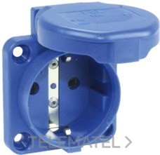 BASE TRASCUADRO 2P+TT 16A 250V IP67