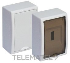 CAJA DE DISTRIBUCIÓN DE SUPERFICIE DE 4 ELEMENTOS 150x225x95mm COLOR BLANCO