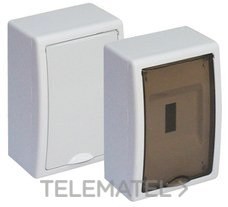 CAJA DISTR.SUPF.4 EL.150x225x95mm CJ.MO.BL PTA.FUMÉ