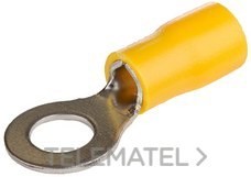 TERMINAL REDONDO 6,5mm DE 4 A 6mm² AMARILLO (BOLSA 50u)