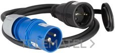 PROLONGADOR-ADAPTADOR DE 1,5m 2P+T 16A 250V IP67