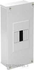 CAJA DISTRIBUCIÓN SUPERFICIE 4 ELEMENTOS 63A 125x270x68mm GRIS