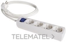 BASE MÚLTIPLE MÚLTIPLE DE 4 TOMAS Y PROLONGACIÓN DE 5m