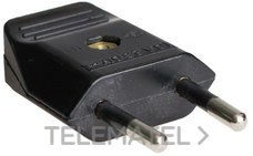 CLAVIJA BIPOLAR 10A 250V MATERIAL TERMOESTABLE NEGRO