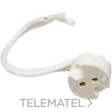 PORTALÁMPARAS CERÁMICA HALÓGENA CASQUILLO GU-5,3/6,35 8A