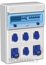 CUADRO MONTAJE 16 ELEMENTOS SCHUKO+BASE+DIFERENCIAL+ MAGNETOTÉRMICO