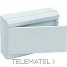 CAJA DISTRIBUCIÓN 280x192x68mm 14 ELEMENTOS GRIS PUERTA TRANSPARENTE