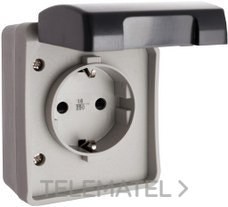 BASE ENCHUFE 2P+TT LATERAL 16A 250V CERTIFICADA VDE