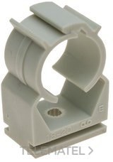 ABRAZADERA TUBO MÉTRICO DIÁMETRO 16 NYLON