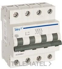 CONJUNTO DE MAGNETOTÉRMICOS 4P 100A 6 MÓDULOS