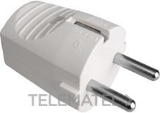 CLAVIJA BIPOLAR CON TT LATERAL 10/16A 250V