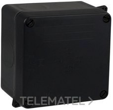 CAJA ESTANCA CIEGA 100x100x55 PG16 NEGRO