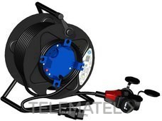 ENROLLACABLES CLAVIJA 2P+TT +BASE 3 TOMA