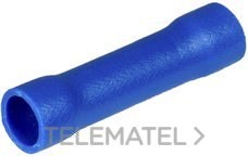 TERMINAL EMPALME 26mm PARA CABLE 1,5 A 2,5mm² AZUL (BOLSA 50u)