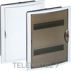 CAJA DISTR.EMP.28 EL.320x420x75mm BAST.MO.BL PTA.FUMÉ