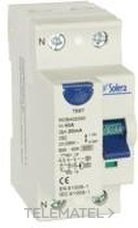DIF.2P 40A SENSIBLIDAD 300mA 2 MOD.SECTORES RESID.To.6kA 240/415V AC(50-60Hz)CV.
