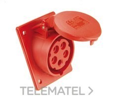 BASE TRASCUADRO INCLINADA 3P+N+TT 16A 400V IP44