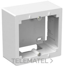 CAJA PARA MONTAJE DE LA SERIE EUROPA EN SUPERFICIE 85x83x43 BLANCO