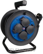 ENROLLACABLES 4 TOMAS TAPA 3G1,5mm² 25m