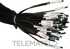 TUBO TERMORETRÁCTIL DIÁMETRO 8mm 1m NEGRO