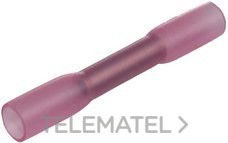 TERMINAL DE EMPALME TERMORETRÁCTIL PARA CABLE 1,25mm ROSA