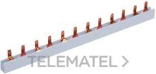 PEINE TRIPOLAR 19x3 MÓDULOS SECCIÓN 10mm2 63A LONGITUD 1m