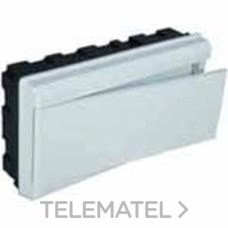 CAJA DISTRIBUCIÓN 348x188x55mm 18 ELEMENTOS TAPA GRIS