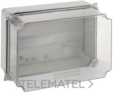 CAJA ESTANCA CIEGA 220x170x140 GRIS PERFIL DIN