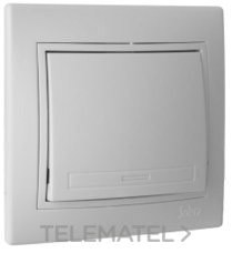INTERRUPTOR BIPOLAR 10AX 250V TORNILLO 83x81 BLANCO