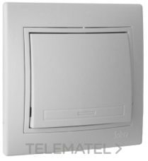 CONMUTADOR INTERRUPTOR 10A 250V 83x81 TORNILLO BLANCO