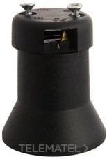 PORTALÁMPARAS CON ROSCA E-27 4A 250V PARA CABLE RECTANGULAR DE 5x13mm